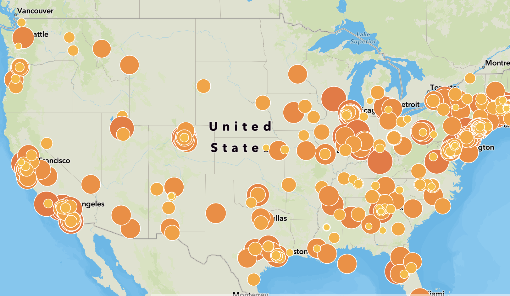ACCESS Allocations Resource Map